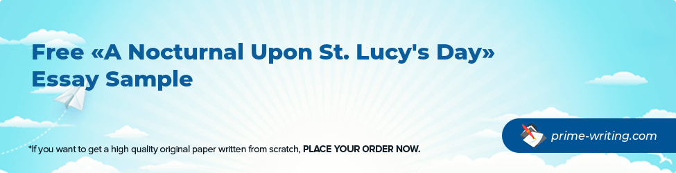 A Nocturnal Upon St. Lucy's Day