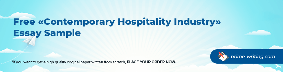 Contemporary Hospitality Industry