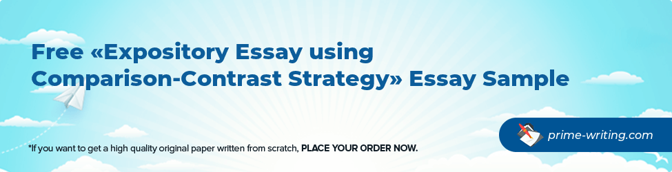 Expository Essay using Comparison-Contrast Strategy