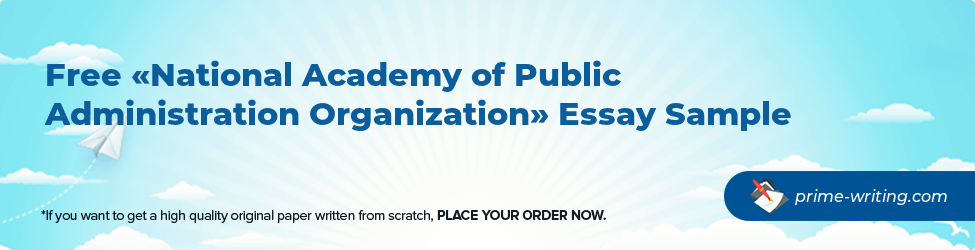 National Academy of Public Administration Organization