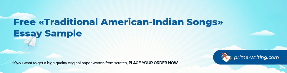 Traditional American-Indian Songs